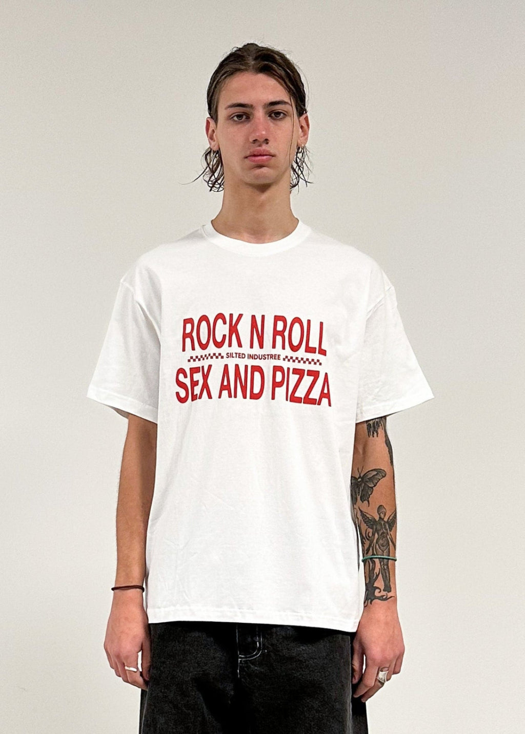 Rock n Roll Sex and Pizza T-shirt
