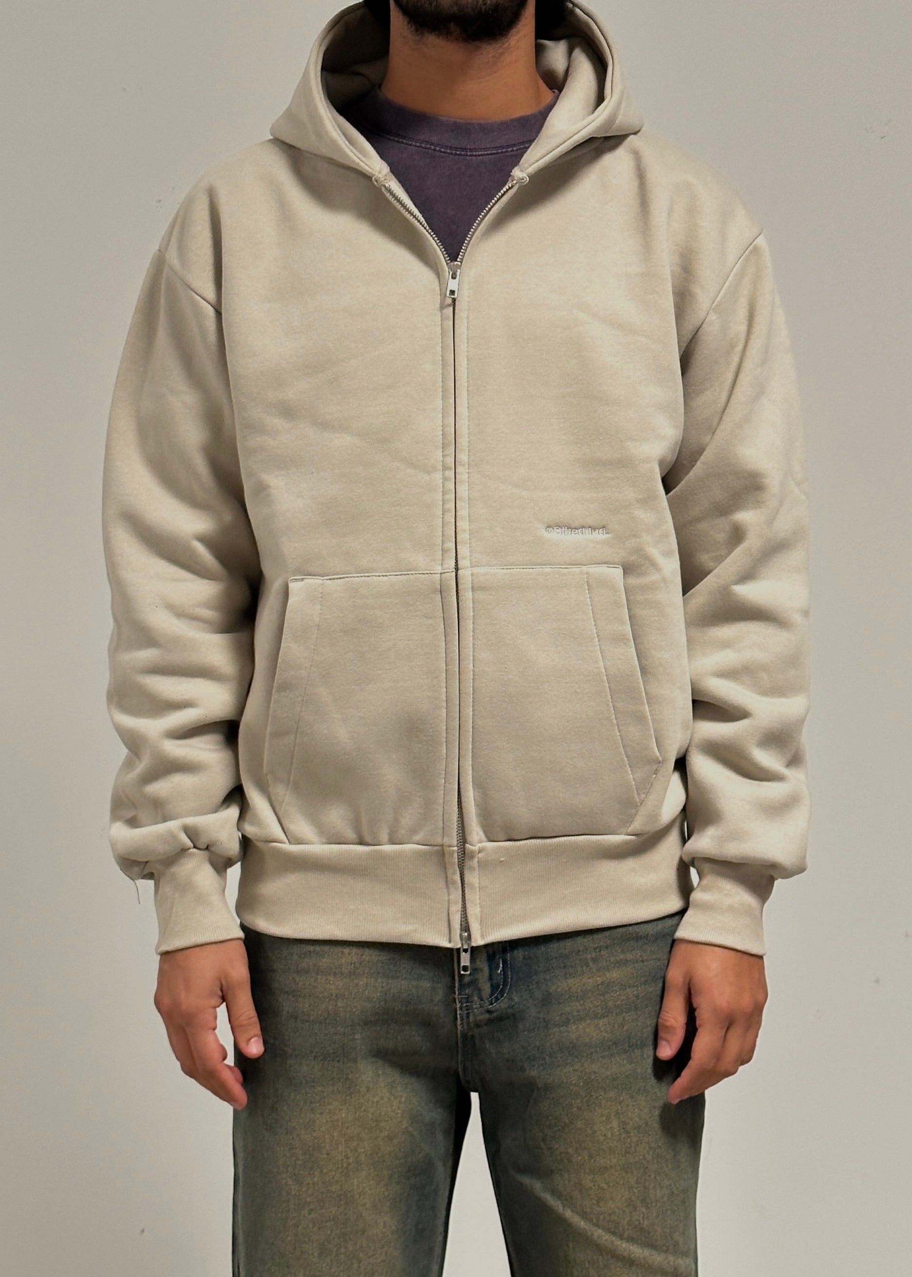 Zipped hoodie