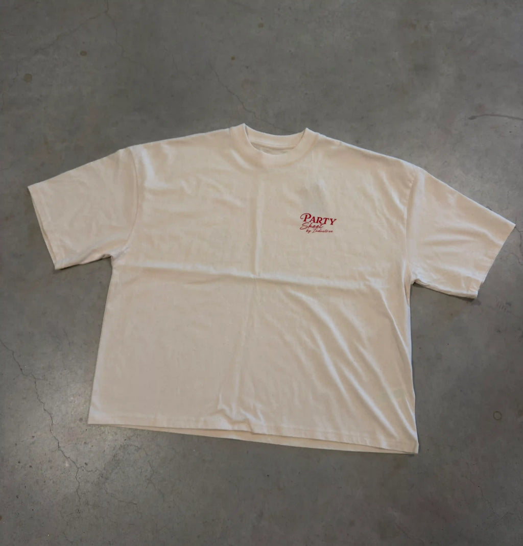 Party sheet | T-shirt bianca