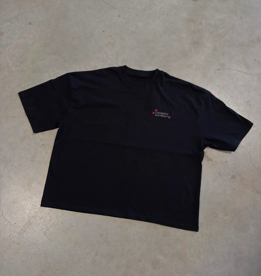 Party sheet | T-shirt nera