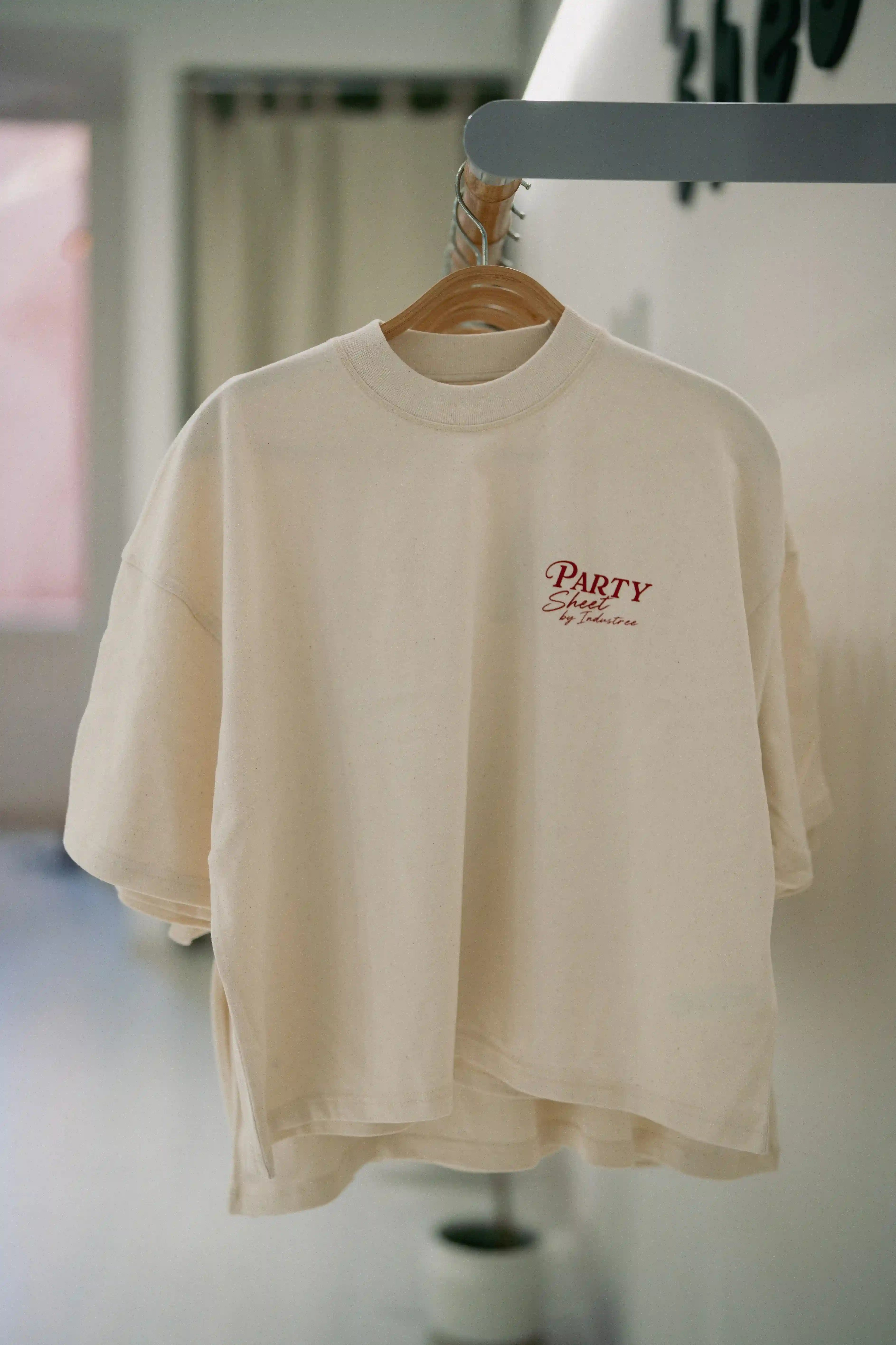 Party sheet | T-shirt bianca